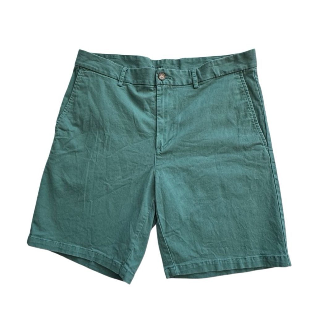 Old Navy Green Shorts Slim Built in Flex Belt Loops SZ 36